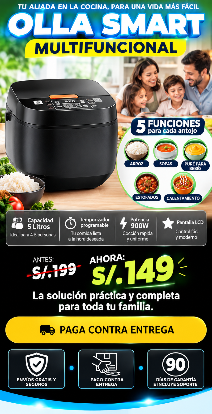 OLLA SMART MULTIFUNCIONAL