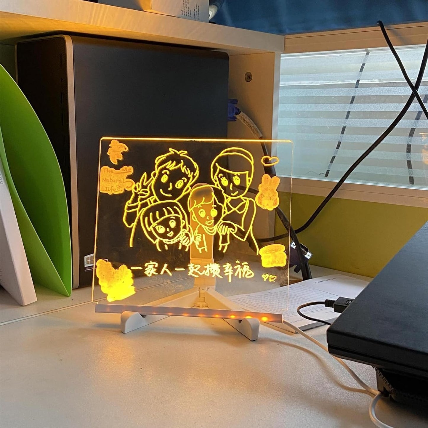 ✨ Pizarra Magica LED Acrílica para Dibujar y Escribir – 20 x 30 cm ✨